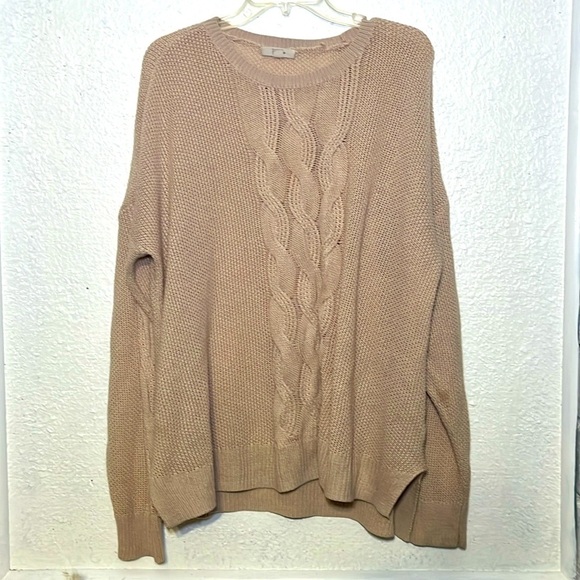 Peyton Primrose cream colored and sweater size 2X - Picture 1 of 7
